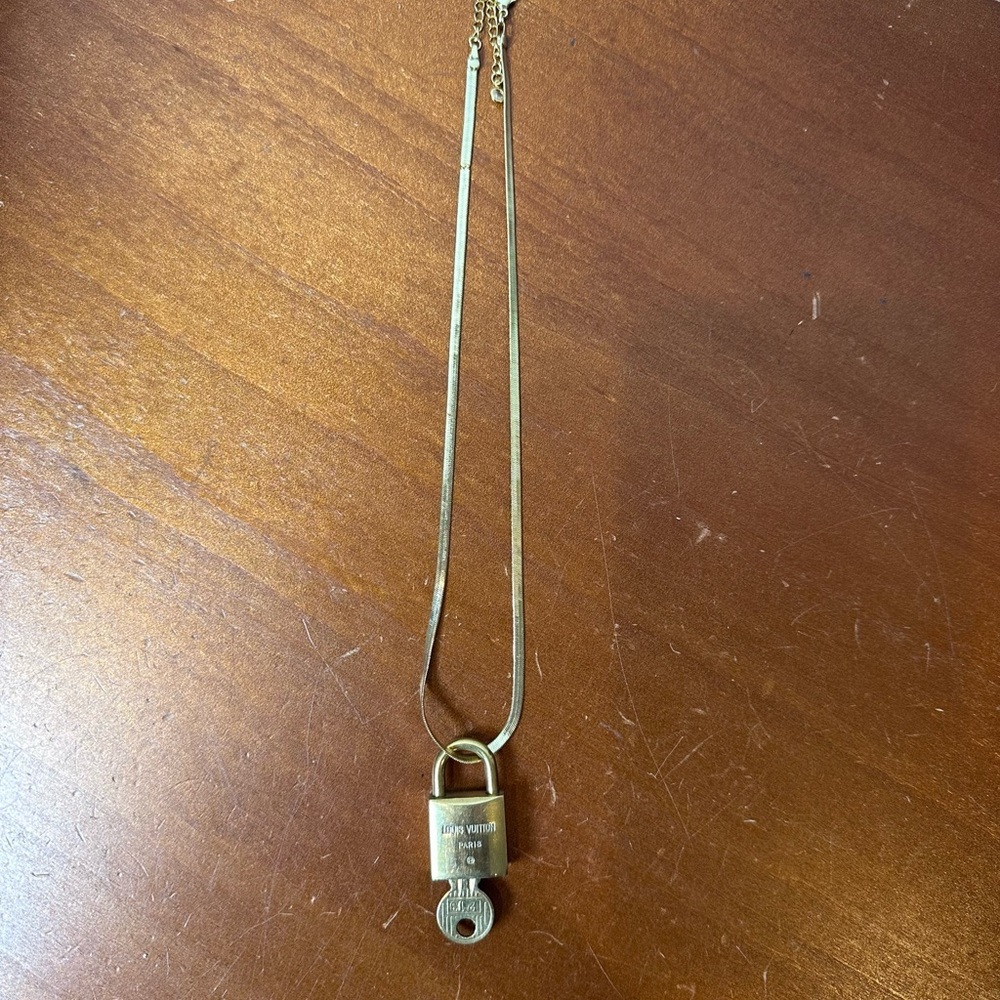 Louis Vuitton Lock N Key On Necklace